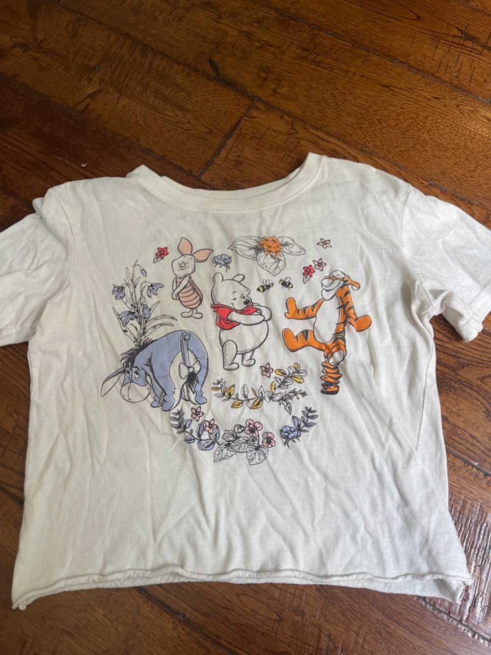 Disney White Kids Winnie the Pooh Character Graphic Tee